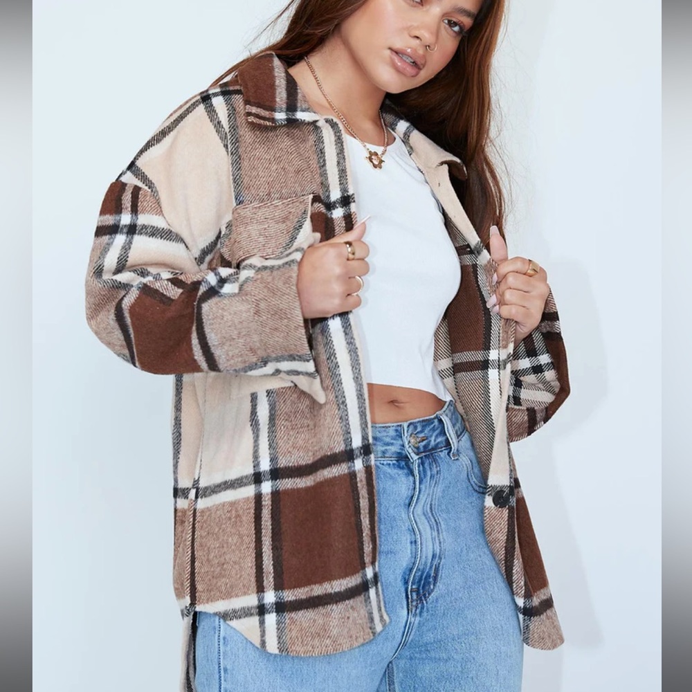 Princess Polly Tenelle Oversized Jacket